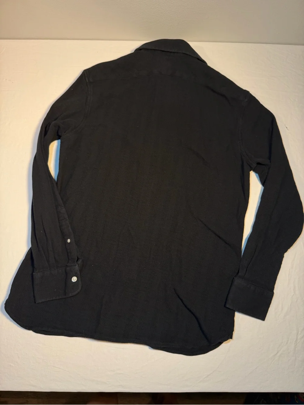 Men's Banana Republic herringbone texture shirt